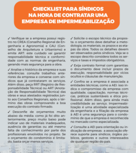 Impermeabilização – O que o síndico deve saber para evitar prejuízos e passivos para o condomínio